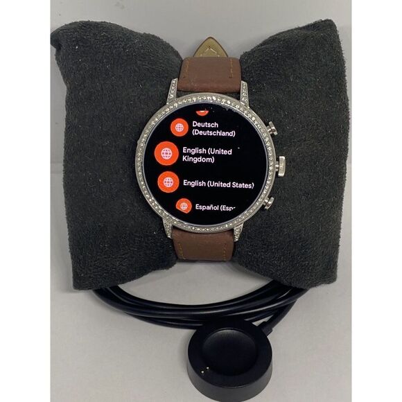 Fossil Gen 4 Authentic Digital Dial Smart Watch Custom Band FTW6013 AB532 - Picture 1 of 10